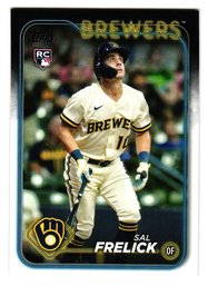 2024 Topps Sal Frelick Rookie Baseball Card Brewers