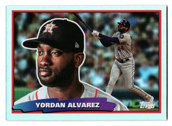 2022 Topps Archives Yordan Alvarez '88 Big Foil Insert Baseball Card Astros