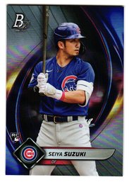 2022 Bowman Platinum Seiya Suzuki Rookie Baseball Card Cubs