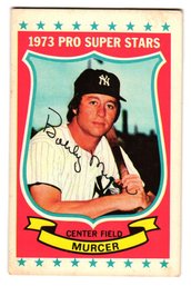 1973 Kellogg's Pro Super Stars Bobby Mercer Baseball Card Yankees