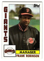 1984 Topps Frank Robinson Baseball Card Giants