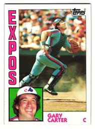 1984 Topps Gary Carter Baseball Card Expos