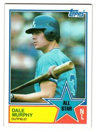 1983 Topps Dale Murphy All-Star Baseball Card Braves