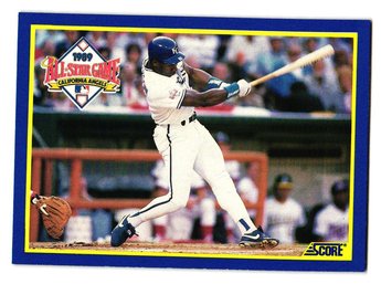 1990 Score Bo Jackson 1989 All-Star MVP Baseball Card Royals