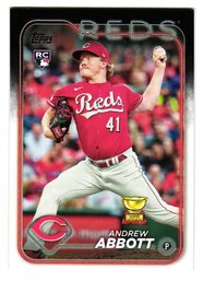 2024 Topps Andrew Abbott Rookie Baseball Card Reds