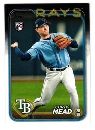 2024 Topps Curtis Mead Rookie Baseball Card Rays