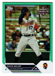 2023 Topps Pro Debut #'d /75 Zach Gelof Prospect Parallel Baseball Card A's