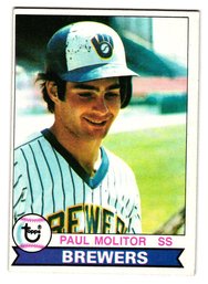 1979 Topps Paul Molitor Baseball Card Brewers