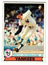 1979 Topps Rich Gossage Baseball Card Yankees