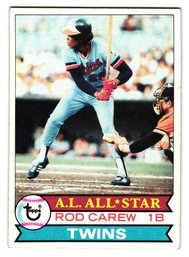 1979 Topps Rod Carew All-Star Baseball Card Twins