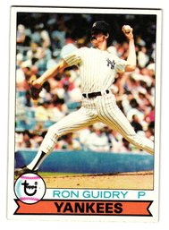 1979 Topps Ron Guidry Baseball Card Yankees