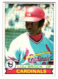 1979 Topps Lou Brock Baseball Card Cardinals