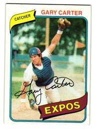 1980 Topps Gary Carter Baseball Card Expos