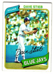 1980 Topps Dave Stieb Rookie Baseball Card Blue Jays