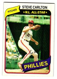 1980 Topps Steve Carlton All-Star Baseball Card Phillies