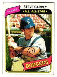 1980 Topps Steve Garvey All-Star Baseball Card Dodgers