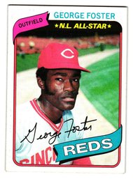 1980 Topps George Foster All-Star Baseball Card Reds