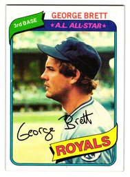 1980 Topps George Brett All-Star Baseball Card Royals