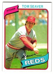 1980 Topps Tom Seaver Baseball Card Reds