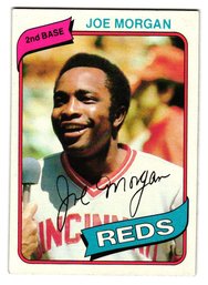 1980 Topps Joe Morgan Baseball Card Reds