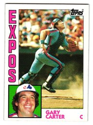 1984 Topps Gary Carter Baseball Card Expos