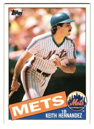 1985 Topps Keith Hernandez Baseball Card Mets