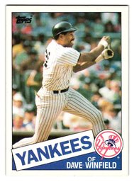 1985 Topps Dave Winfield Baseball Card Yankees