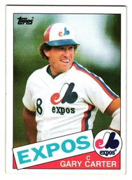 1985 Topps Gary Carter Baseball Card Expos