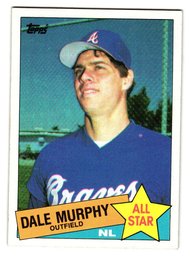 1985 Topps Dale Murphy All-Star Baseball Card Braves
