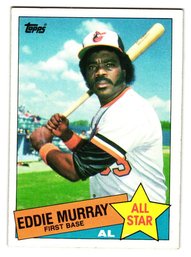 1985 Topps Eddie Murray All-Star Baseball Card Orioles