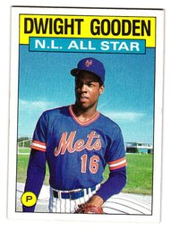 1986 Topps Dwight Gooden All-Star Baseball Card Mets