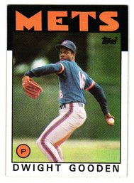 1986 Topps Dwight Gooden Baseball Card Mets