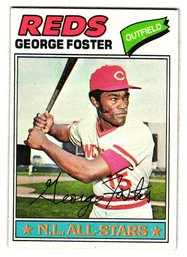 1977 Topps George Foster All-Star Baseball Card Reds