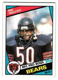 1984 Topps Mike Singletary Pro Bowl Football Card Bears