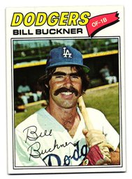 1977 Topps Bill Buckner Baseball Card Dodgers