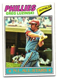 1977 Topps Greg Luzinski All-Star Baseball Card Phillies