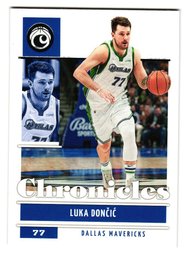 2021-22 Panini Chronicles Luka Doncic Basketball Card Mavericks
