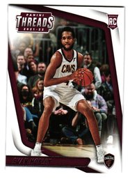 2021-22 Panini Chronicles Threads Evan Mobley Rookie Basketball Card Cavaliers