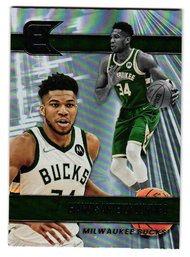 2021-22 Panini Chronicles Essentials Giannis Antetokounmpo Basketball Card Milwaukee Bucks