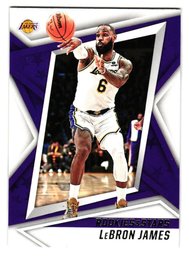 2021-22 Panini Chronicles Rookies & Stars LeBron James Basketball Card Lakers