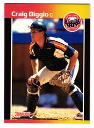1989 Donruss Craig Biggio Rookie Baseball Card Astros