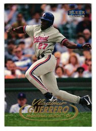 1998 Fleer Tradition Vladimir Guerrero Baseball Card Expos
