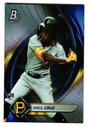 2022 Bowman Platinum Oneil Cruz Rookie Baseball Card Pirates