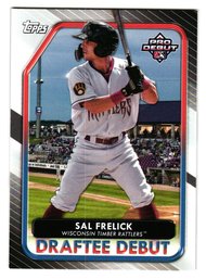 2021 Topps Pro Debut Sal Frelick Draftee Debut Insert Prospect Baseball Card Brewers