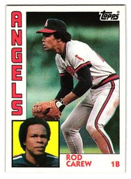 1984 Topps Rod Carew Baseball Card Angels