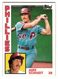 1984 Topps Mike Schmidt Baseball Card Phillies
