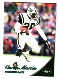 1999 Pacific Curtis Martin #'d /75 Football Card Jets