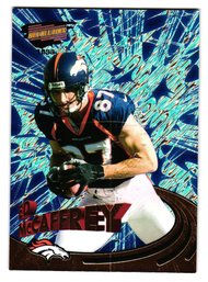 1999 Pacific #'D /68 Ed McCaffrey Revolution 1st Day Issue Football Card Broncos