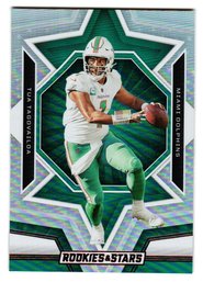 2023 Panini Rookies & Stars Tua Tagovailoa Longevity Holo Parallel Football Card Dolphins