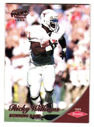 1999 Pacific Rickey Williams Rookie Football Card Saints